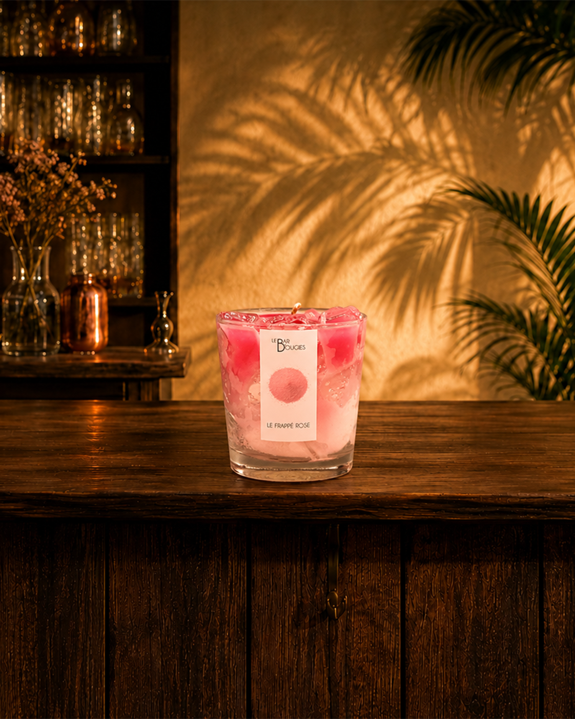 Bougie Frappé Rose Centifolia de Grasse